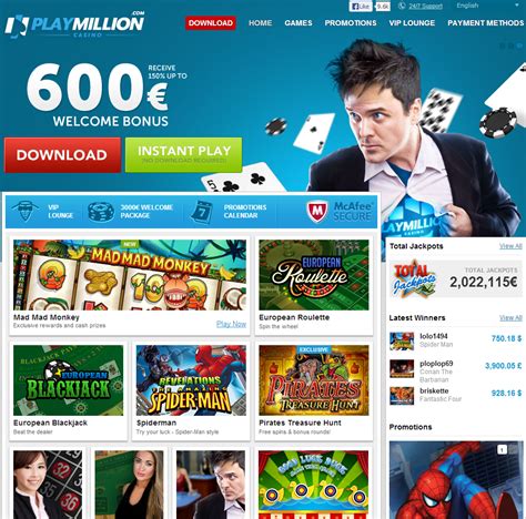 Playmillion casino download